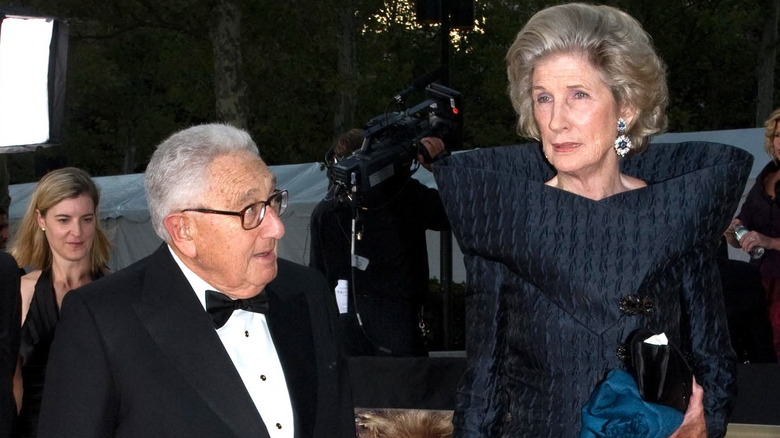 Henry Kissinger and his wife Nancy in 2008