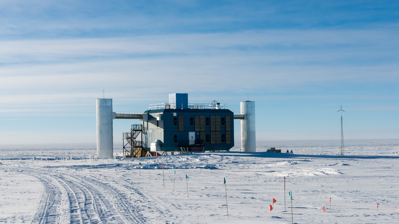 IceCube Neutrino Observatory in Antarctica