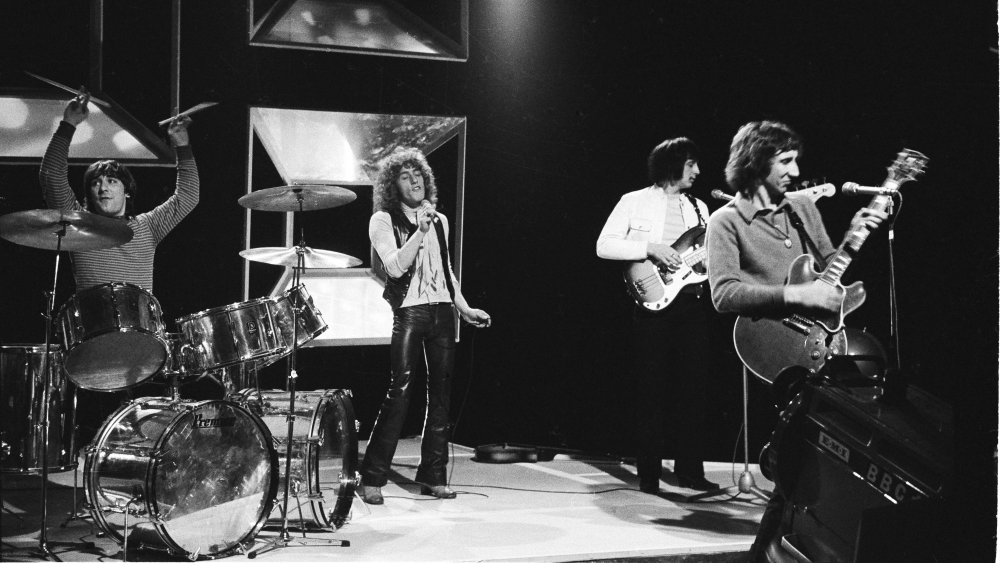 The Who playing live