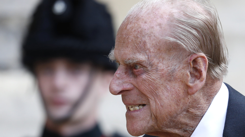 Prince Philip scowl