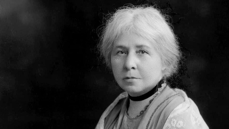 Egyptologist Margaret Murray looking serious