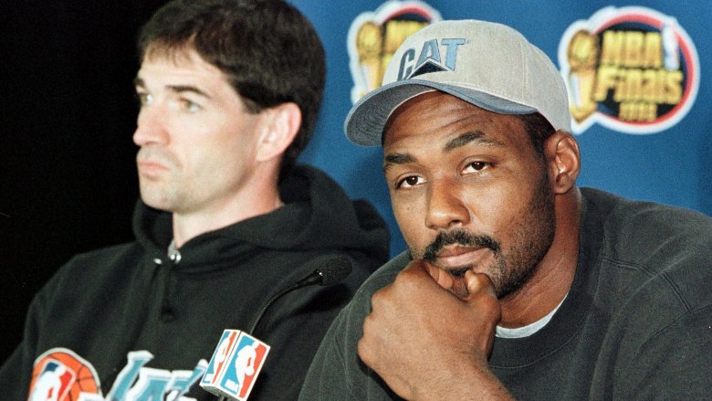 John Stockton and Karl Malone press conference