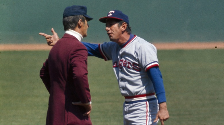 Billy Martin arguing with umpire