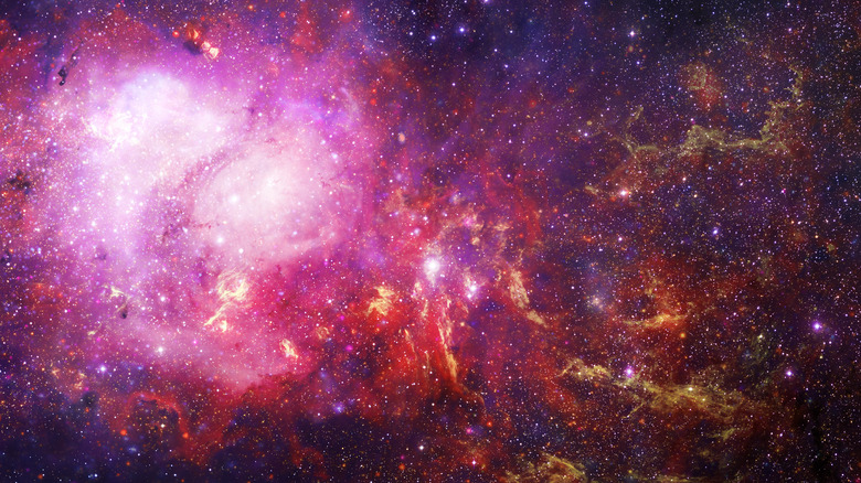 A colorful galaxy