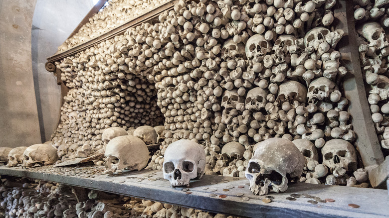 Sedlec Ossuary bone pile