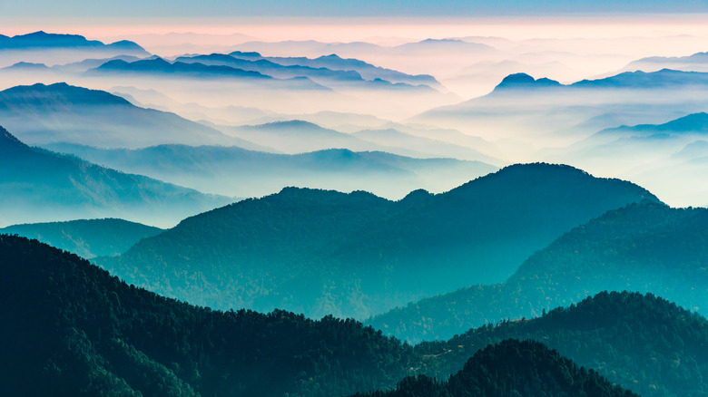 Uttarakhand, India mountainscape