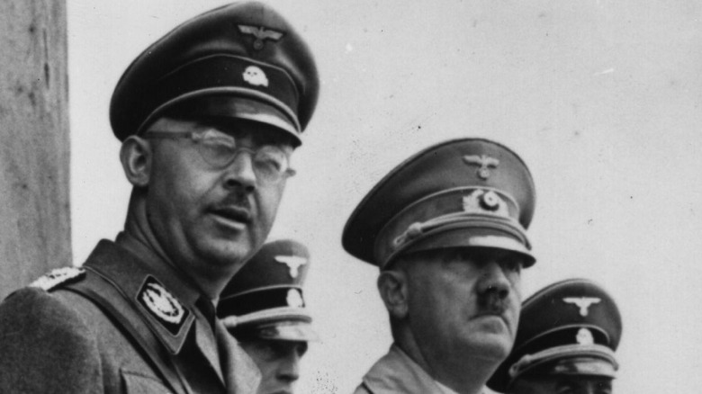 Heinrich Himmler with Adolf Hitler