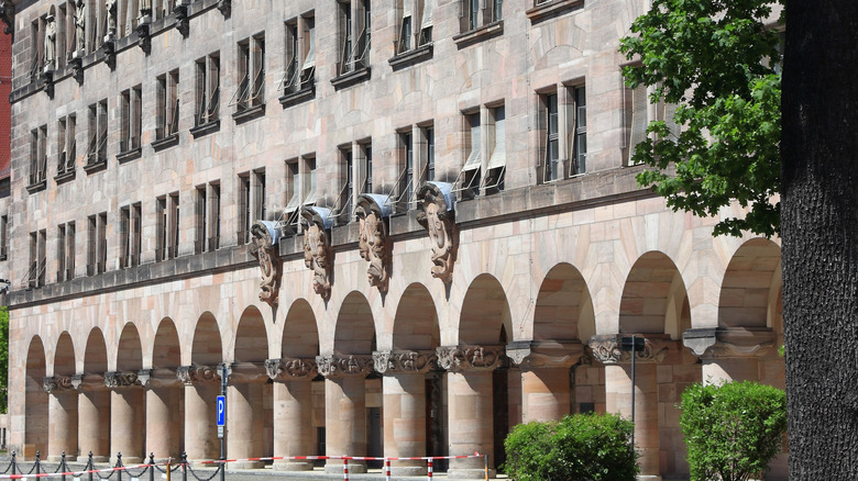 Location of Nuremberg Trials in Nuremberg, Germany