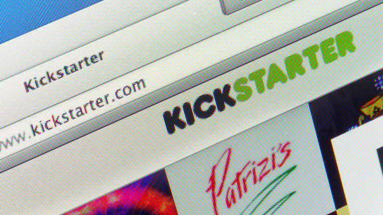 kickstarter home page