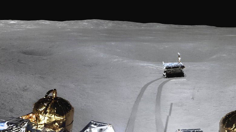 Lunar landing site of Chang'e 4