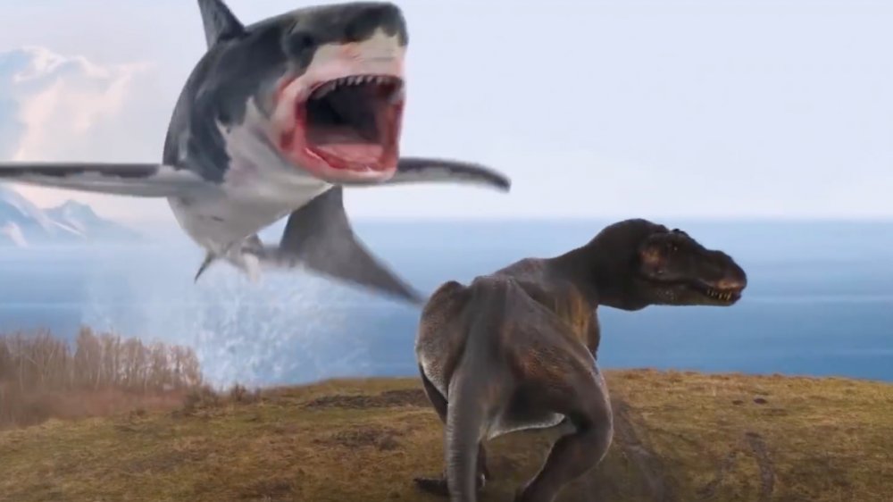 Shark vs dinosaur