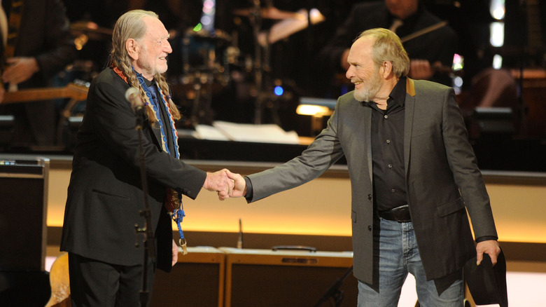 Willie Nelson and Merle Haggard