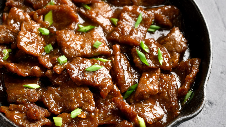 Mongolian beef stew