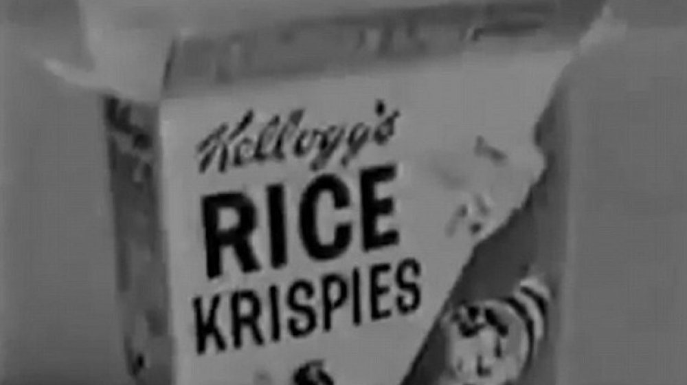 A snippet of the Kellogg's Rice Krispies commercial