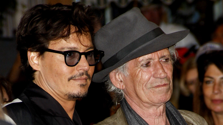 Johnny Depp and Keith Richards