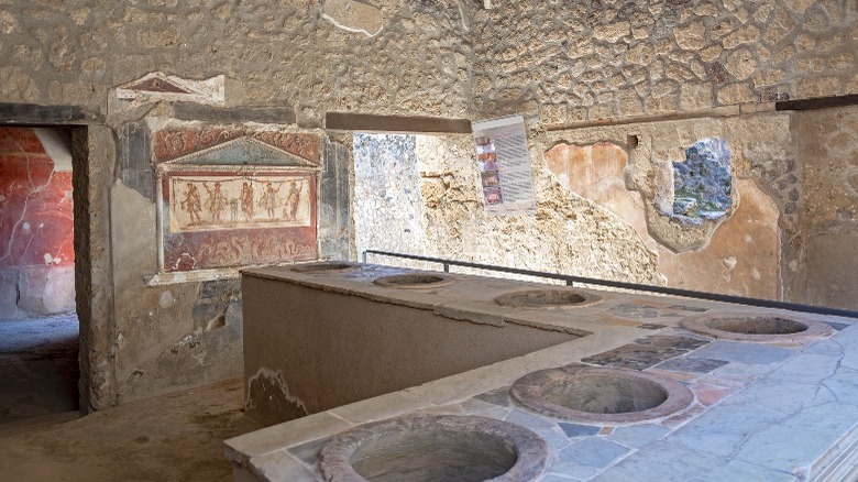 Thermopolium, ancient Pompeii