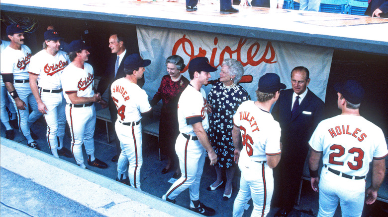 Royal Family and Bushes Baltimore Orioles