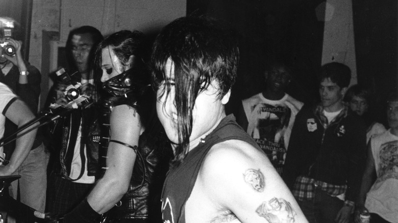 The Misfits playing live