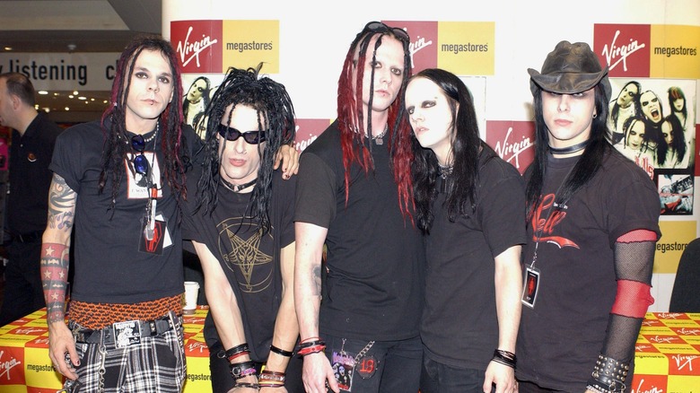 Murderdolls posing for a photo