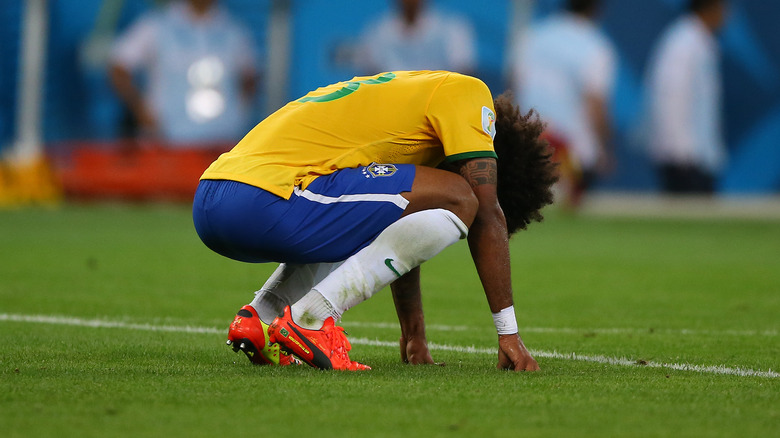 Brazil's Dante in shock