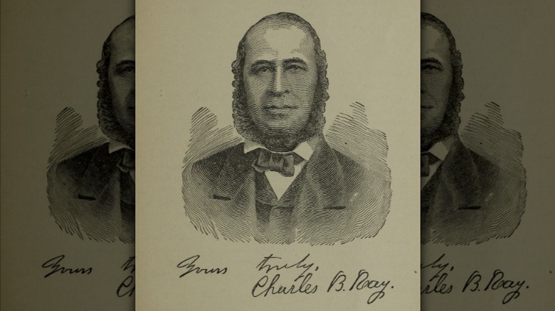 Etching of Reverend Charles Bennett Ray