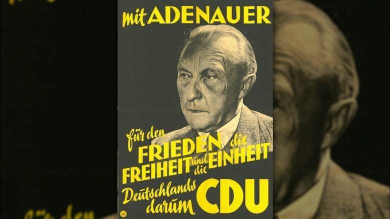 A 1949 campaign poster for Konrad Adenauer 