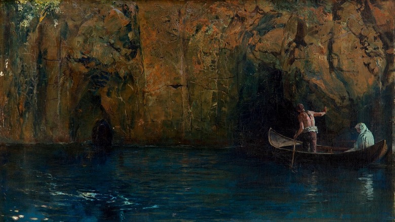 boat on the river styx