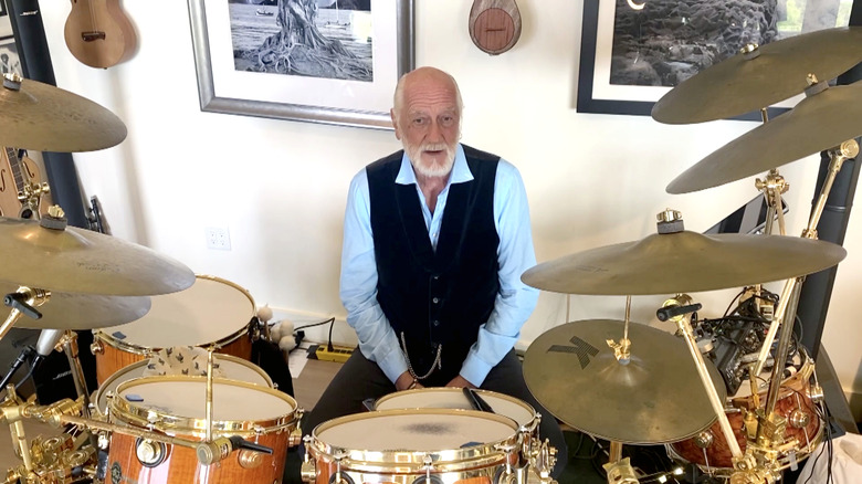 Mick Fleetwood at drums
