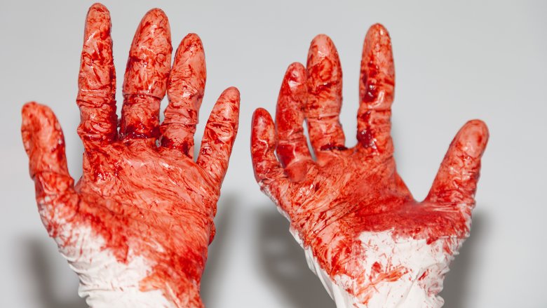 bloody hands