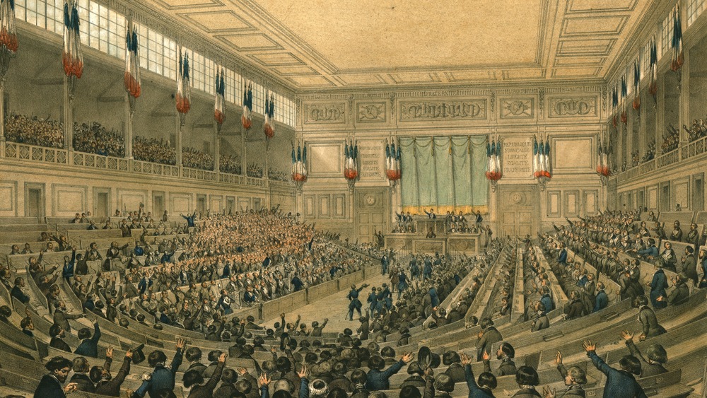 painting of National Assembly of mid-1848