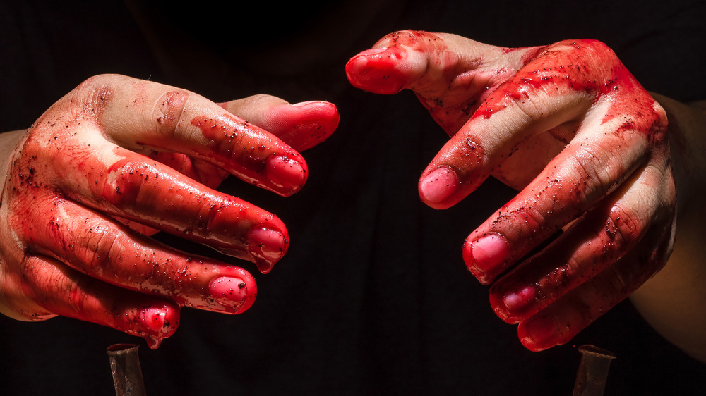 bloody hands