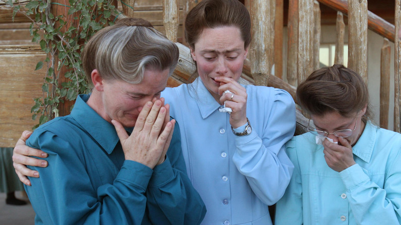 FLDS women crying