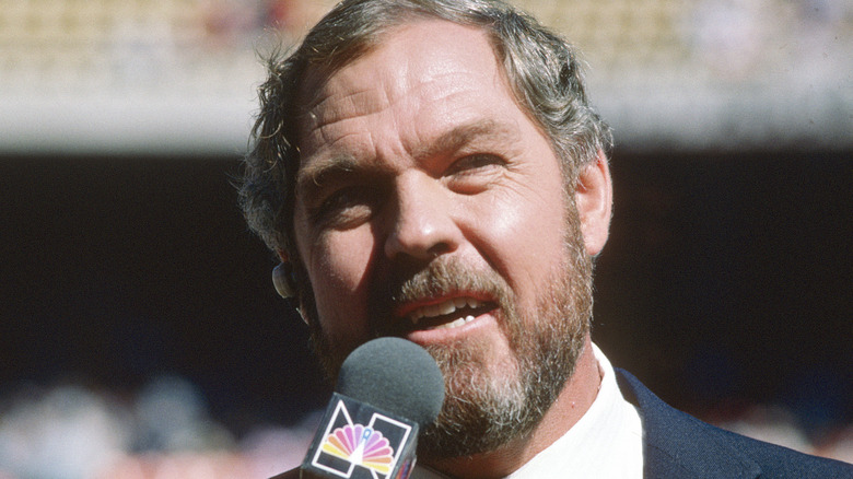 Merlin Olsen NBC Sports mic talking