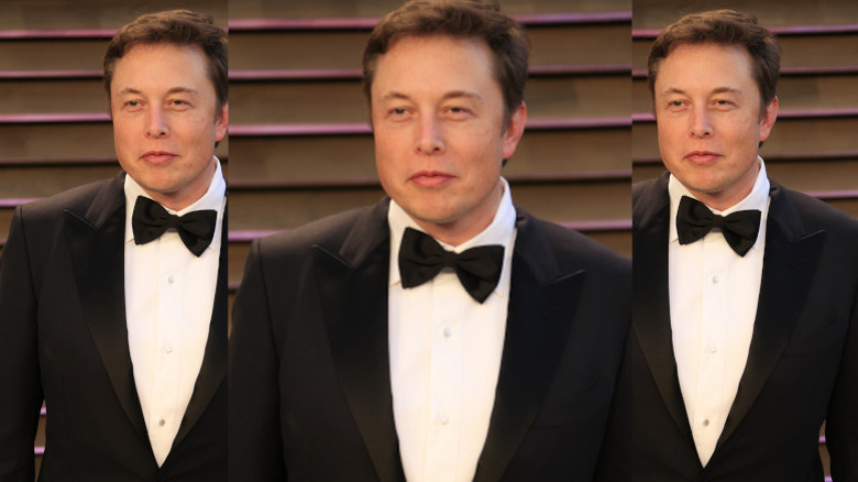 Elon Musk posing for a photo