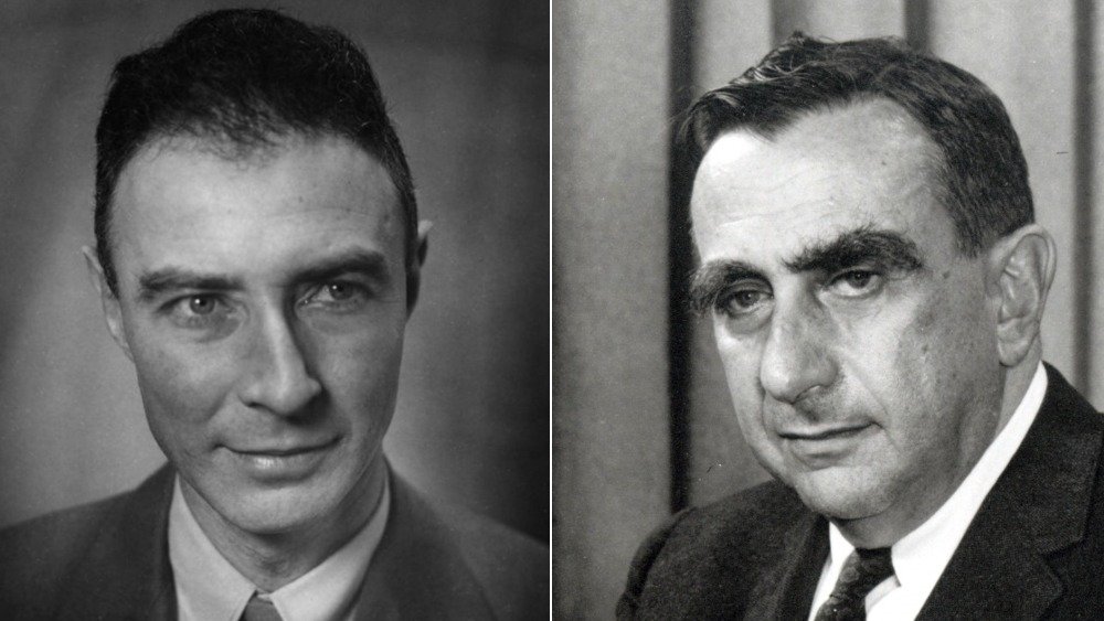 J. Robert Oppenheimer and Edward Teller