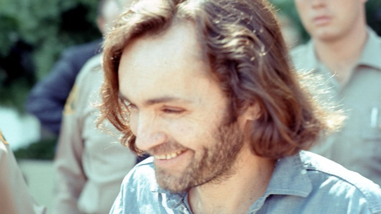 Charles Manson smiling