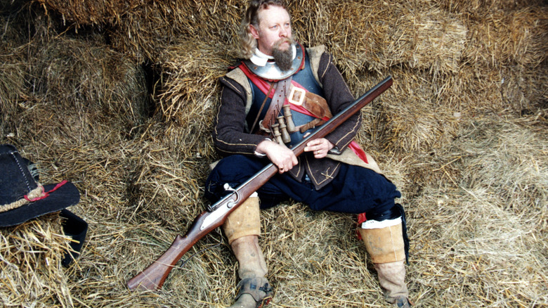 English Civil War reenactor