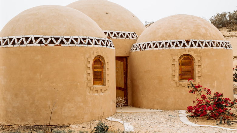 Siwa, Egypt housing without the blood