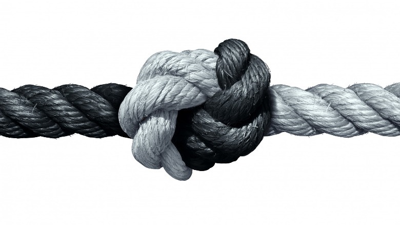 Knotted rope