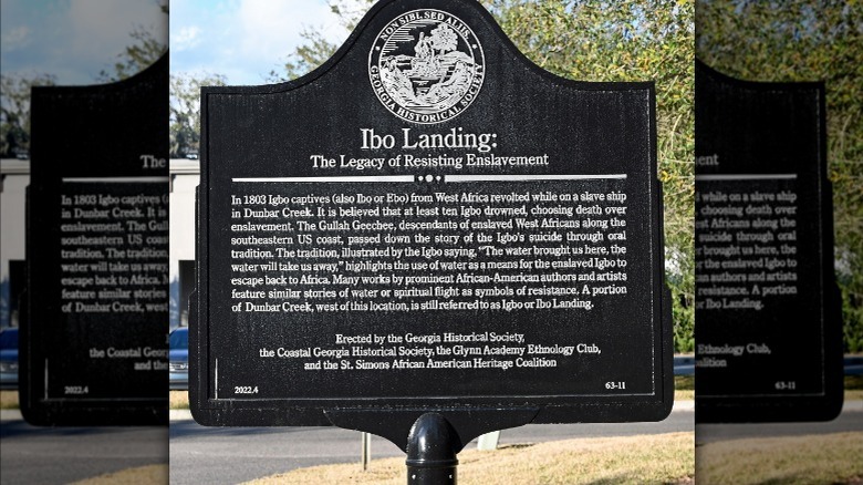 Igbo's Landing memorial