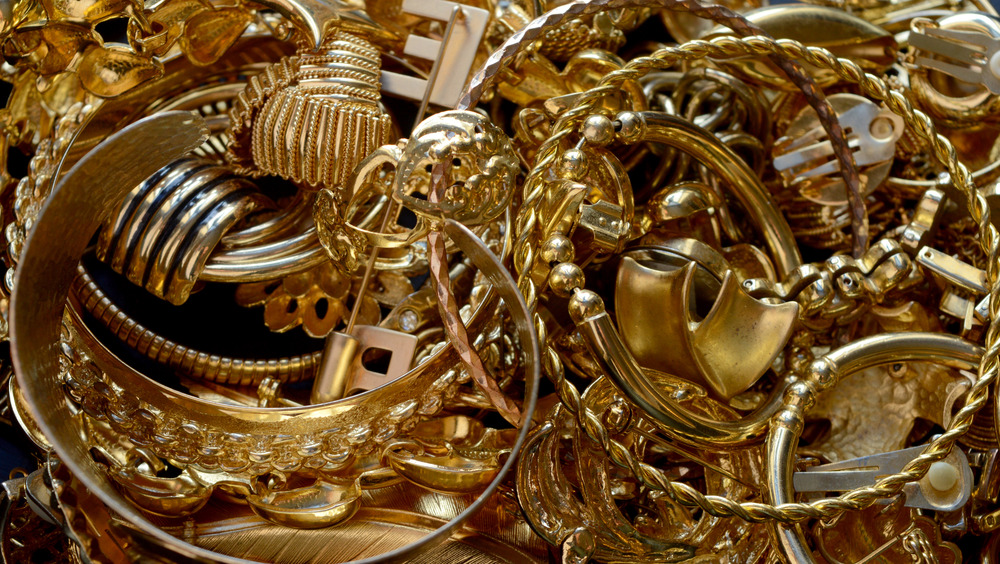 Pile of jewelry