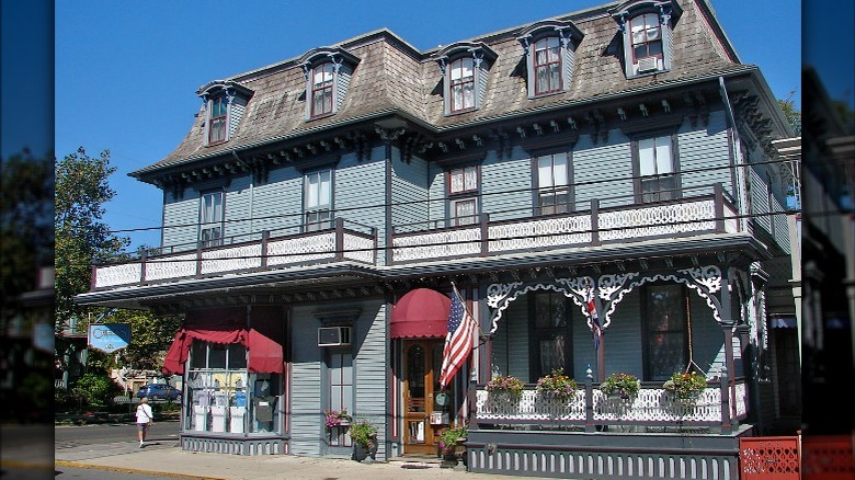 Dr. Ware's Drugstore and the Queen's Hotel in Cap May, New Jersey
