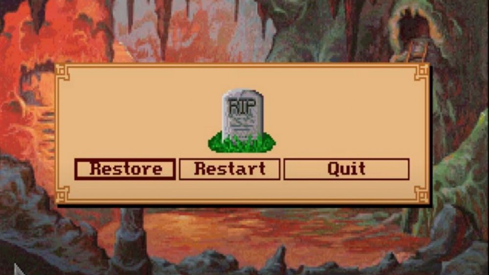 Death scene in King's Quest 5