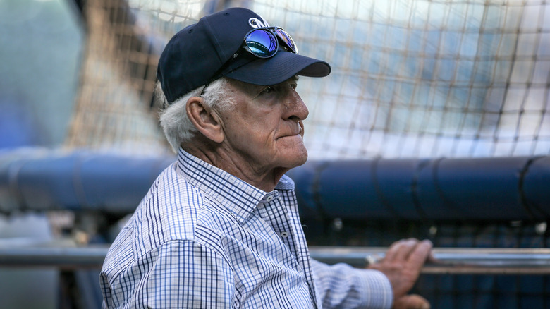 Bob Uecker looking pensive