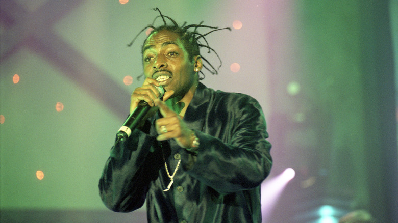 Coolio performing