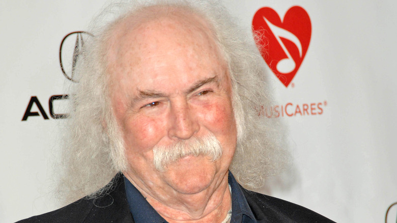 David Crosby smiling