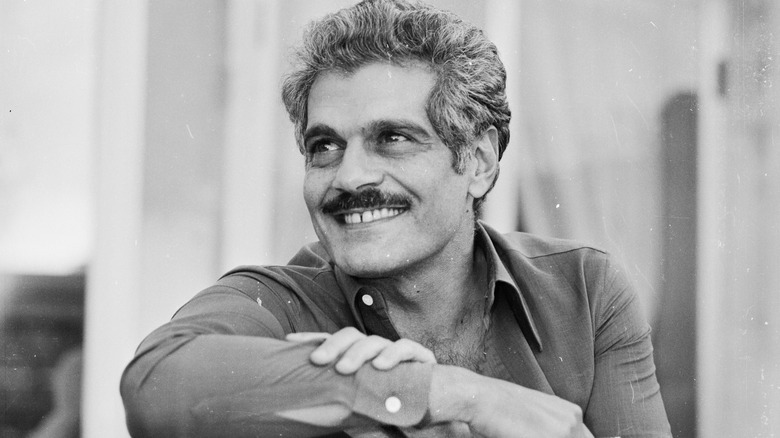 Omar Sharif smiles