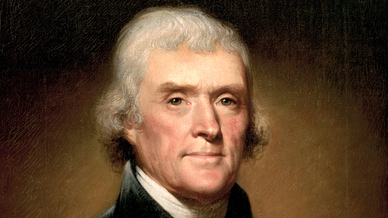 Thomas Jefferson portrait smiling