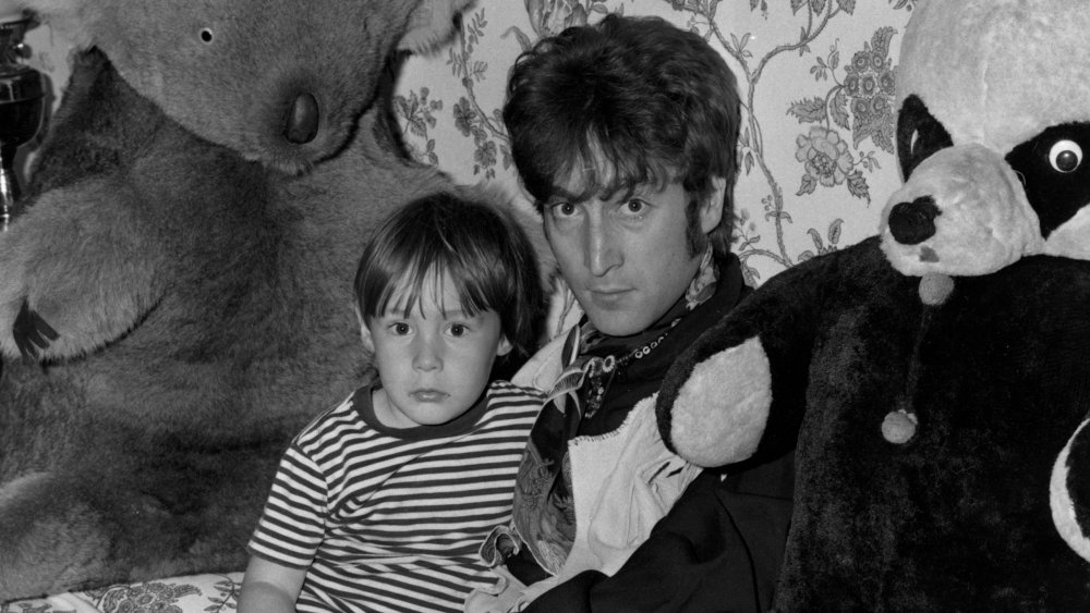 Julian and John Lennon