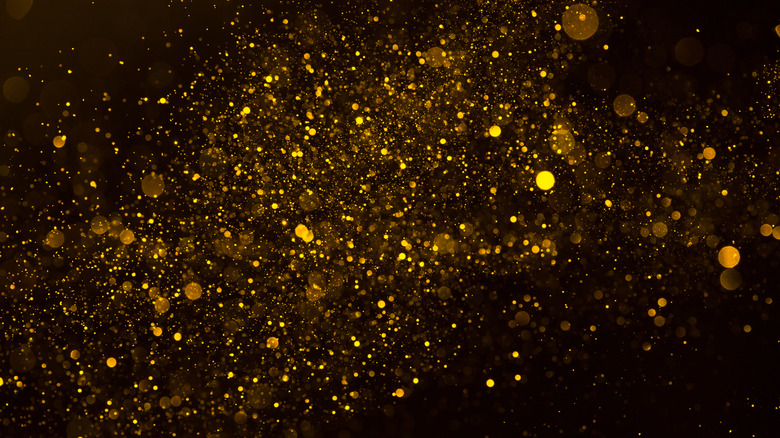 Abstract gold glitter 